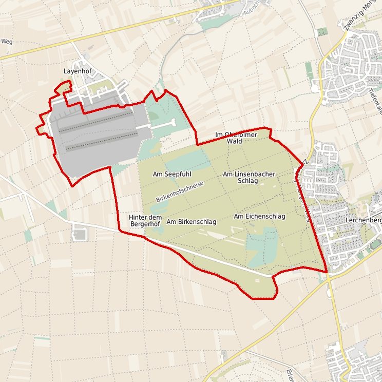 Rozgraniczenie NSG Layenhof