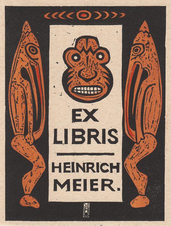 Ex-libris pour Heinrich Meier