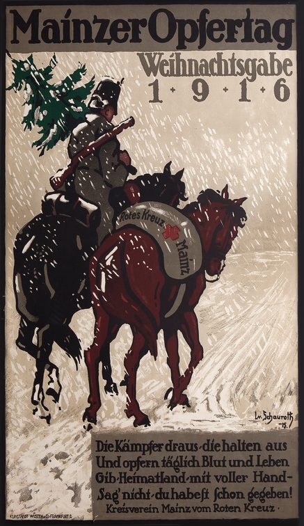 Ex-libris pour la Journée d'offrande de Mayence, édition de Noël 1916