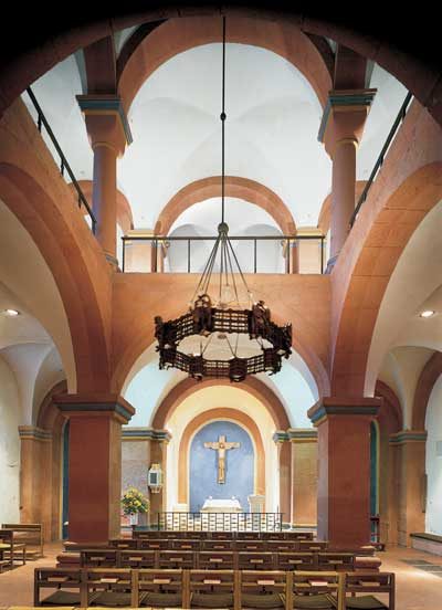 Innenansicht der Gotthardkapelle
