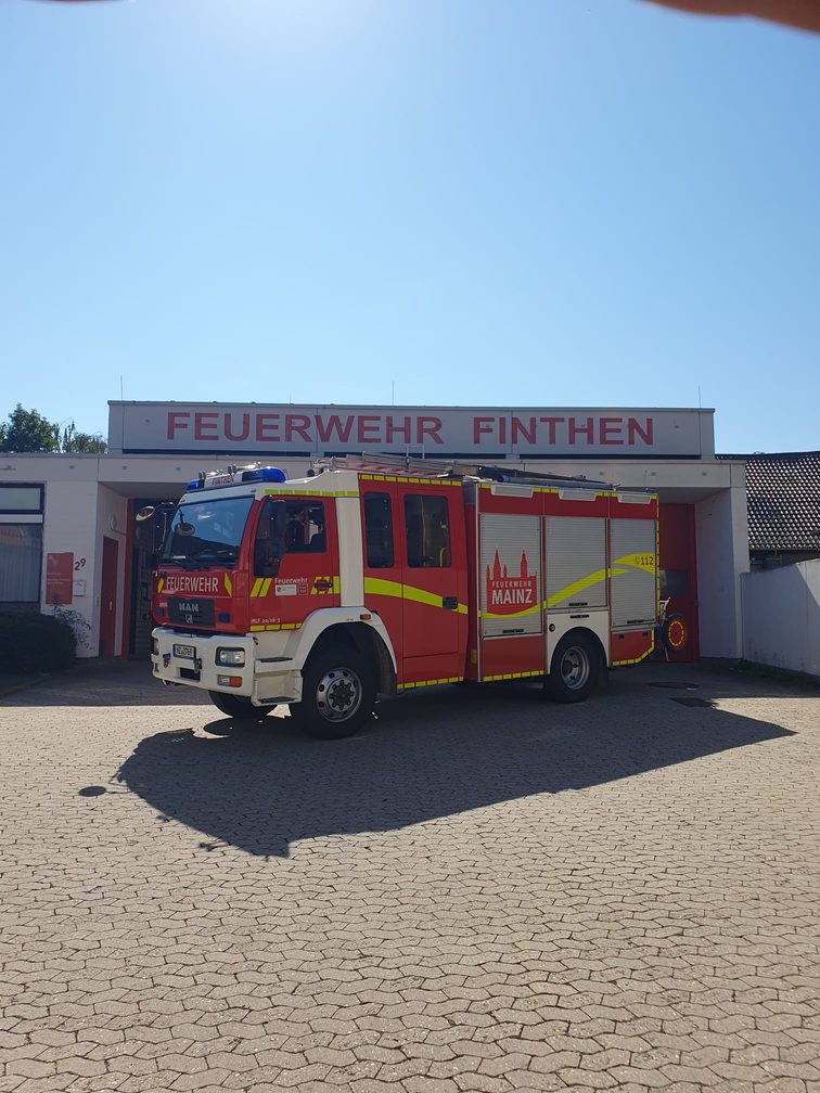 Foto del HLF20 del cuerpo de bomberos voluntarios de Finthen.