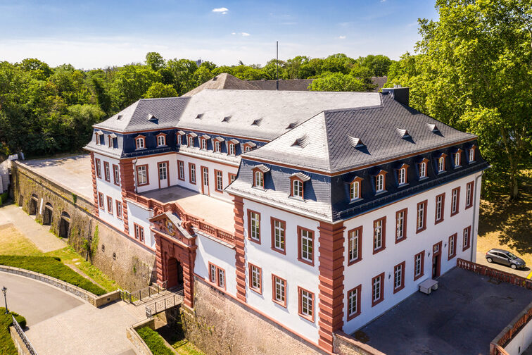 Außenansicht der Zitadelle aus der Luft