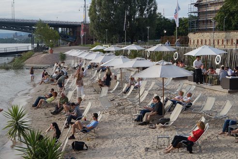Plage du Rhin de Kastel
