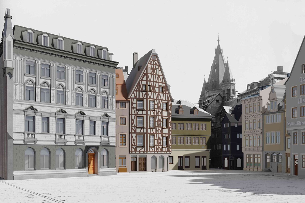 Ansicht Am Brand, Zustand um 1940