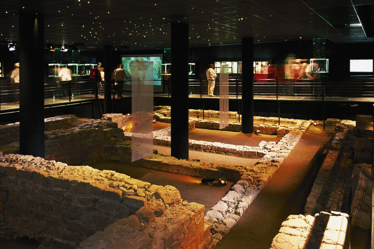 Innenansicht des Isis- und Mater Magna-Heiligtum