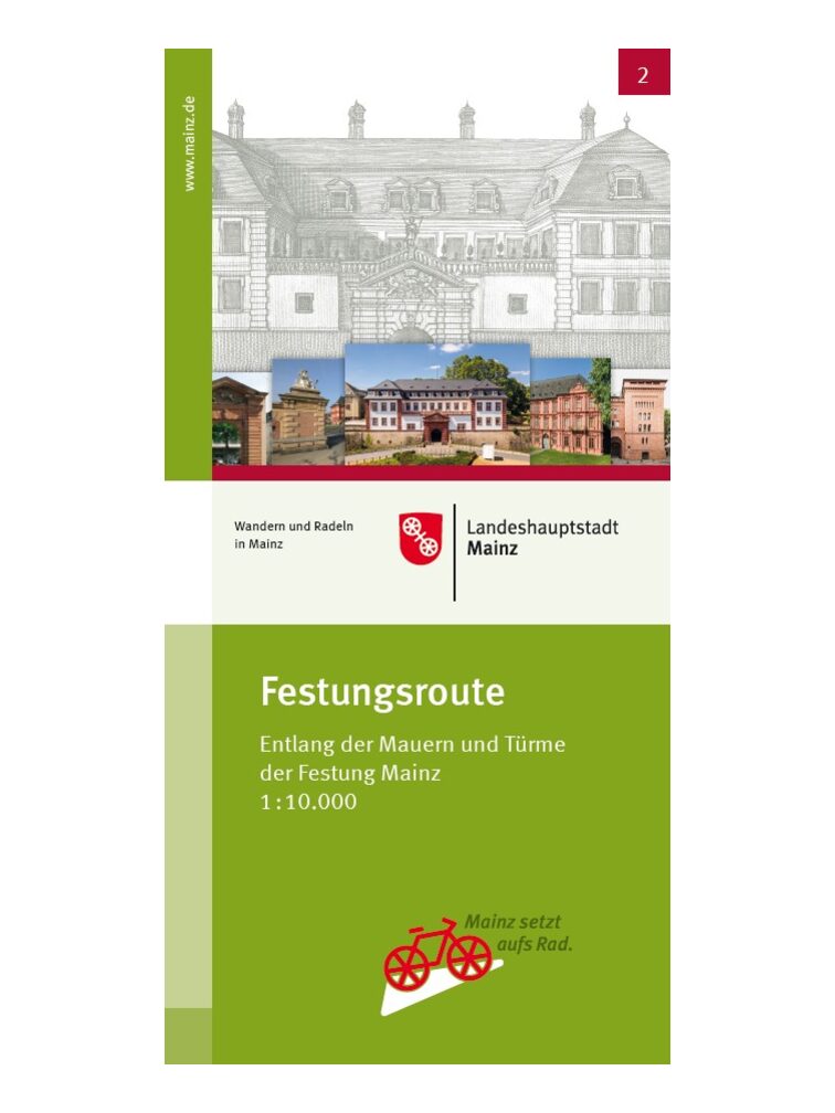 Flyer Titelseite Festungsroute