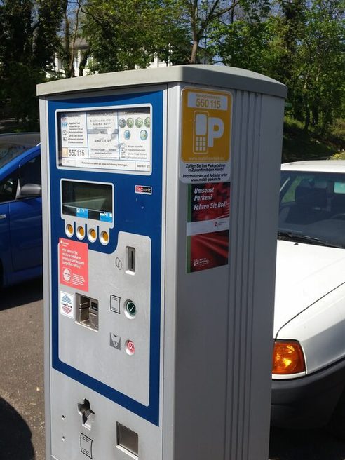 Distributeur de billets de stationnement