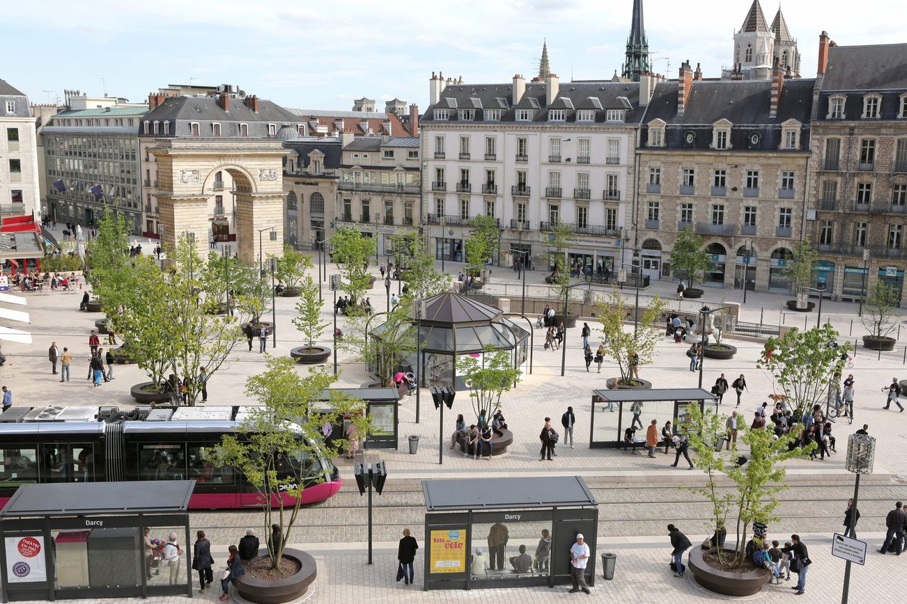 Dijon city view