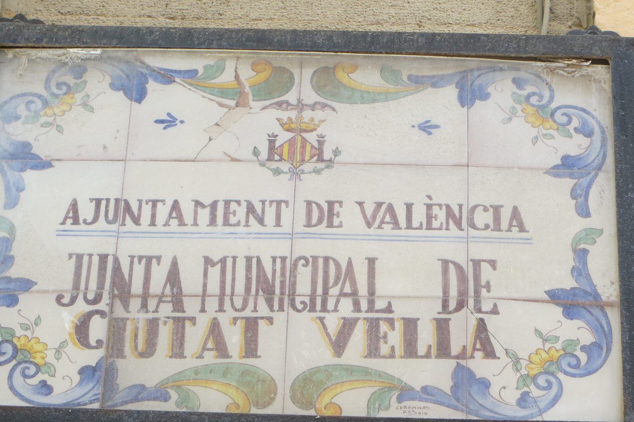 Valencia City Council sign