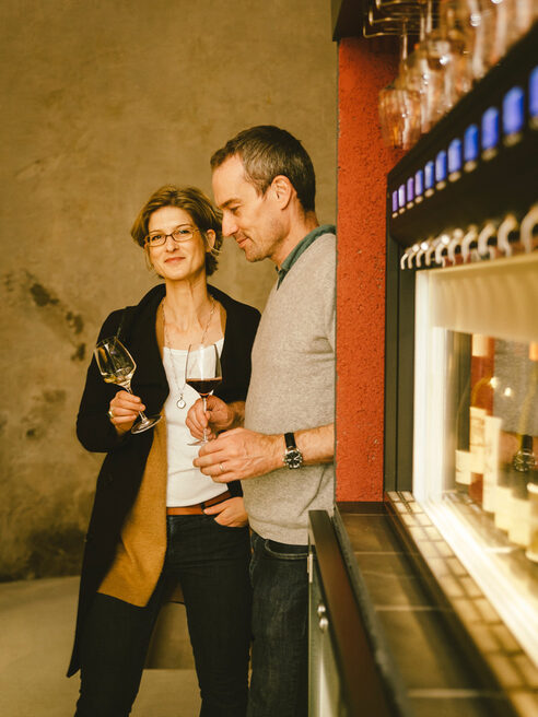 Gründer Jérôme Hainz und Mitarbeiterin Sophie Fuest.