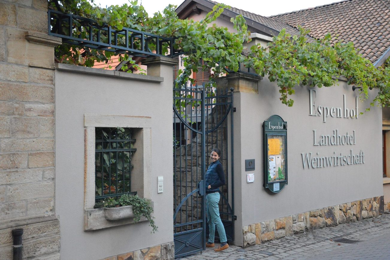 Ingresso alla cantina e al ristorante Espenhof