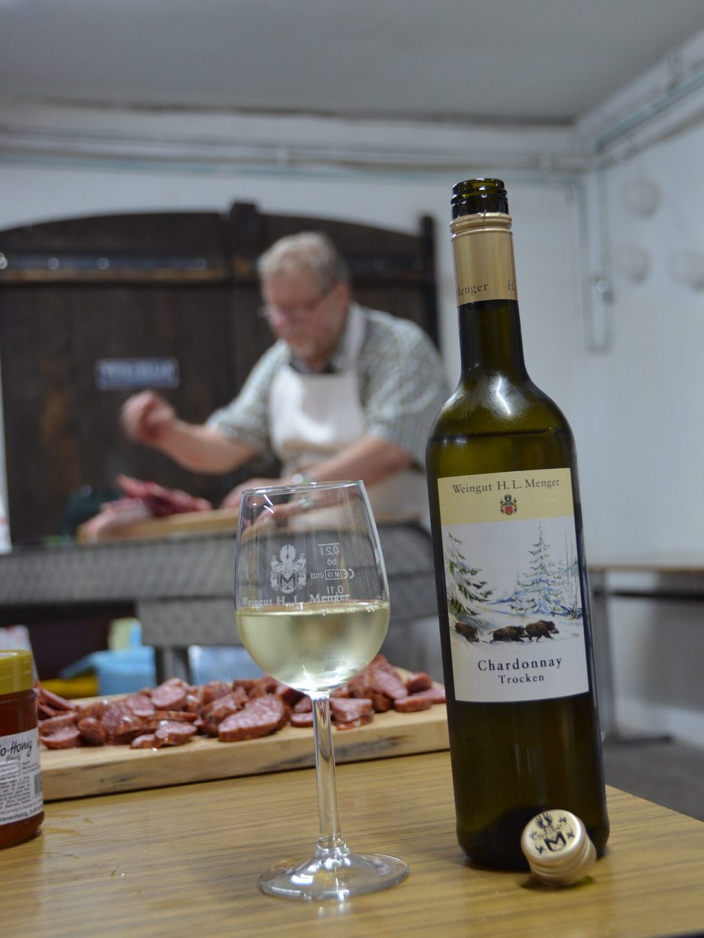Wein und Kochen