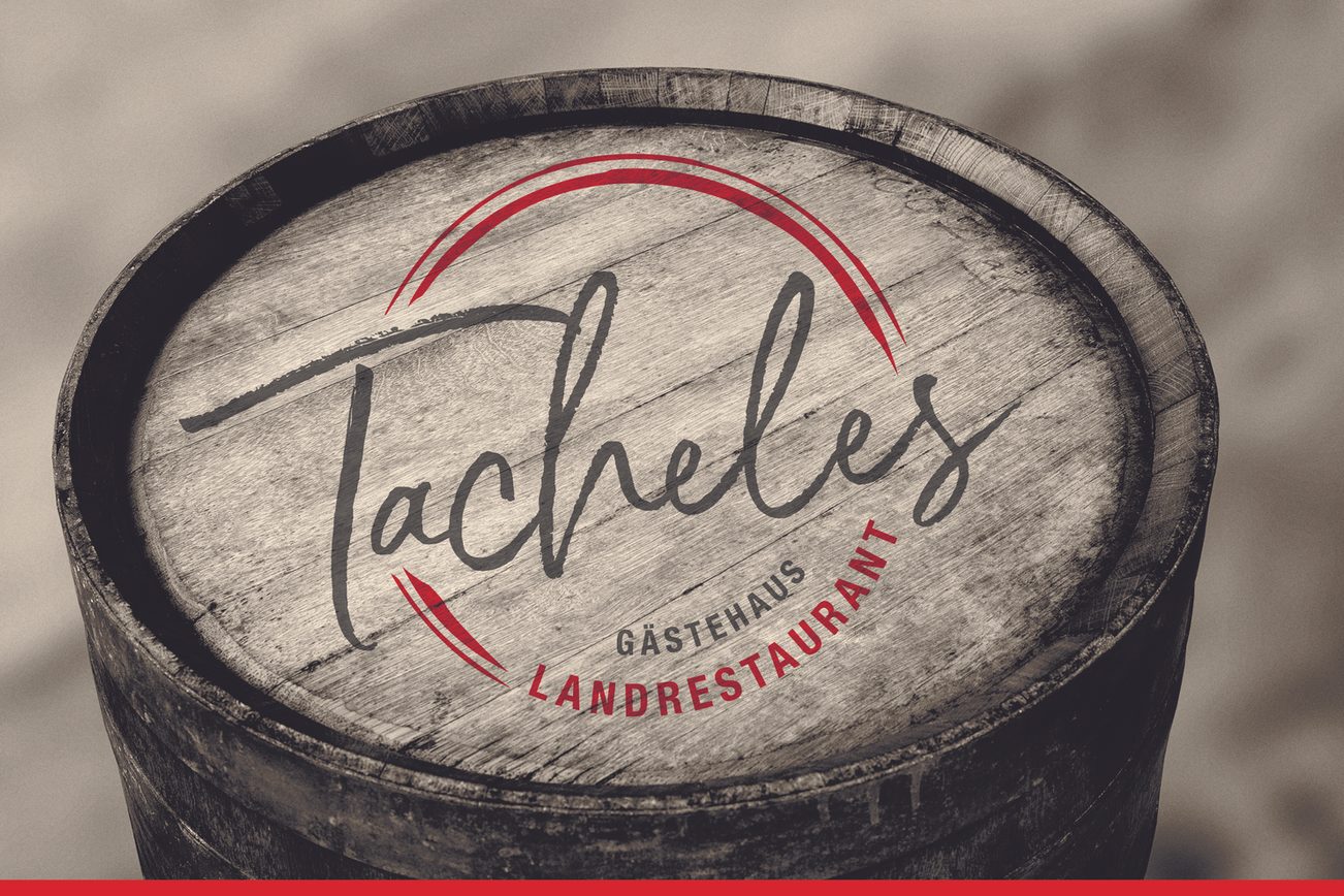 Botte da vino con impronta Tacheles
