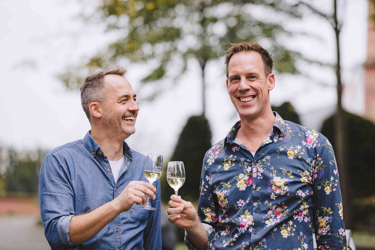 Volker und Thorsten von JAoderWEIN