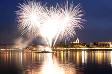 Fireworks at the Rhine