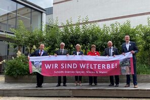 Anerkennung Welterbe_Vorstandsmitglieder SchUM-Städte e.V. &copy; SchUM-Städte e.V.