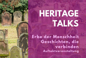 Grafik zur Veranstaltung Heritage Talks &copy; SchUM Städte e. V.