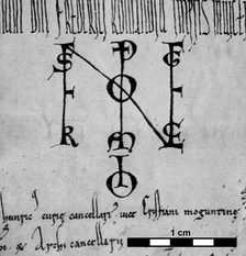 Monogramm von 1168