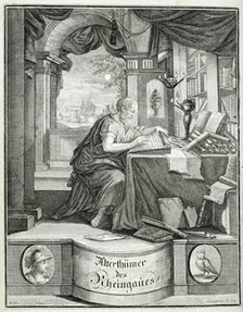 Frontispiz-Seite des Werkes "Rheingauische Altertümer"