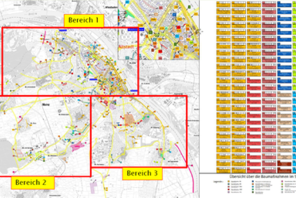 Plan der Baustellen in Mainz 2025 © DezernatV_Baustellenmanagement_Christoph_Koch