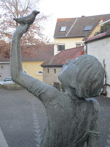 Dorfplatz in Mainz-Drais