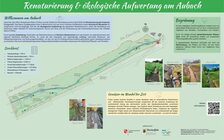 Infotafel zur Renaturierung