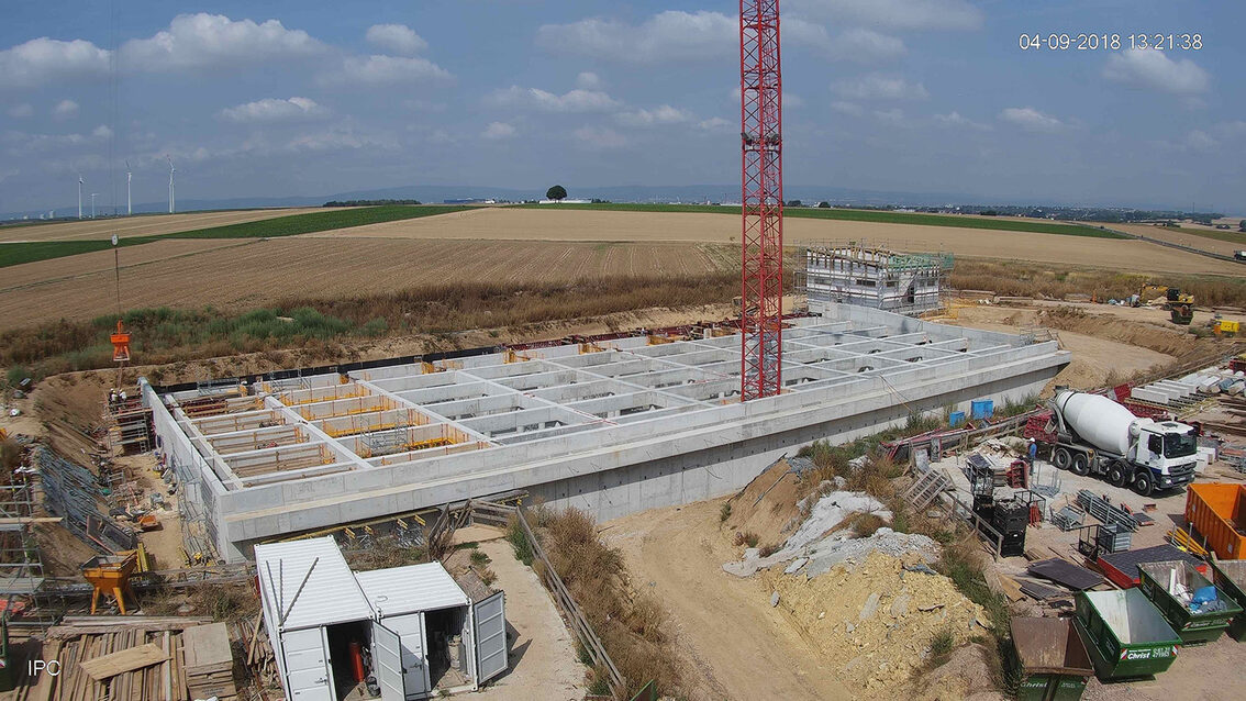 Baustelle Regenrückhaltebecken 2018