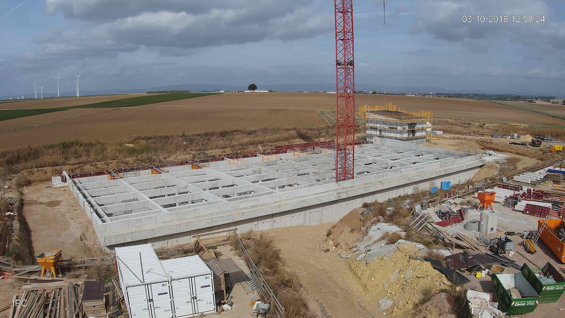Baustelle Regenrückhaltebecken 2018