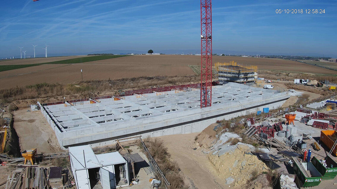Baustelle Regenrückhaltebecken 2018