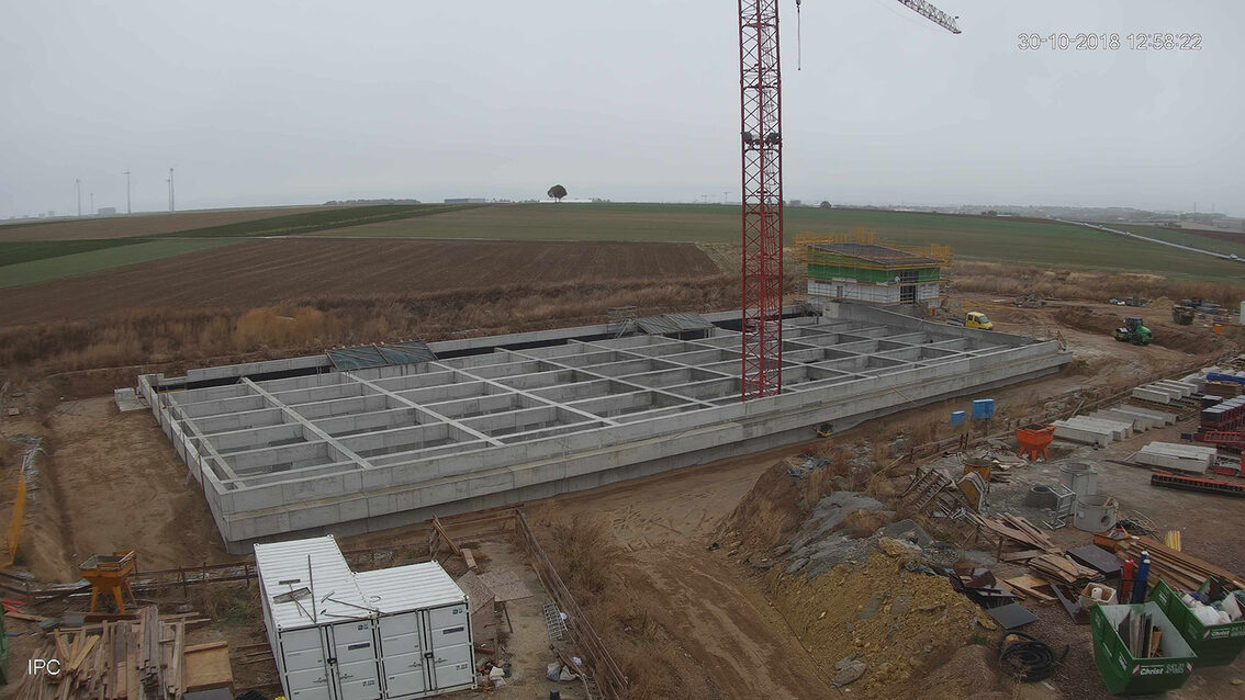 Baustelle Regenrückhaltebecken 2018