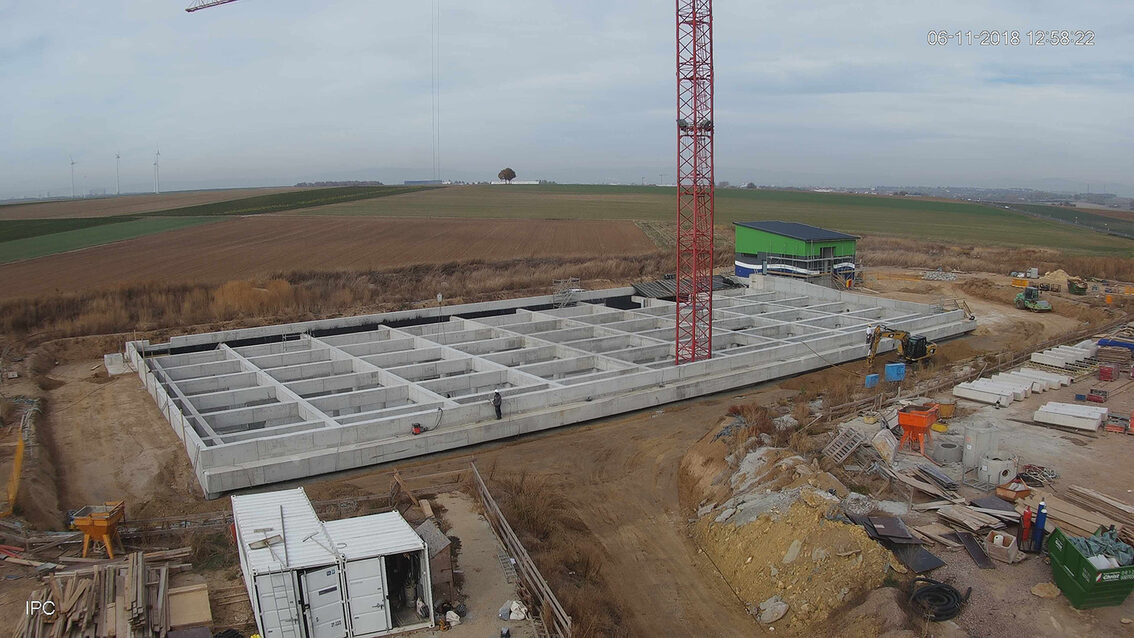 Baustelle Regenrückhaltebecken 2018