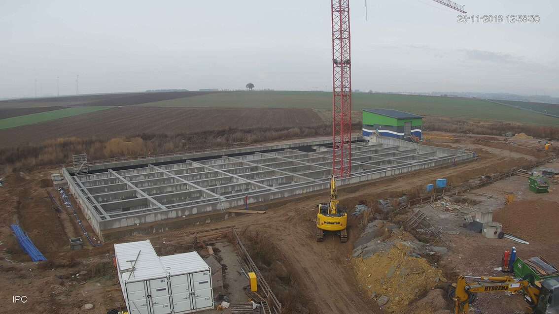 Baustelle Regenrückhaltebecken 2018