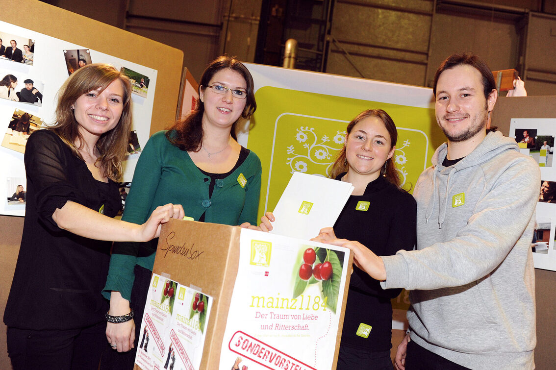 Studierende des Projekts "mainz 1184"