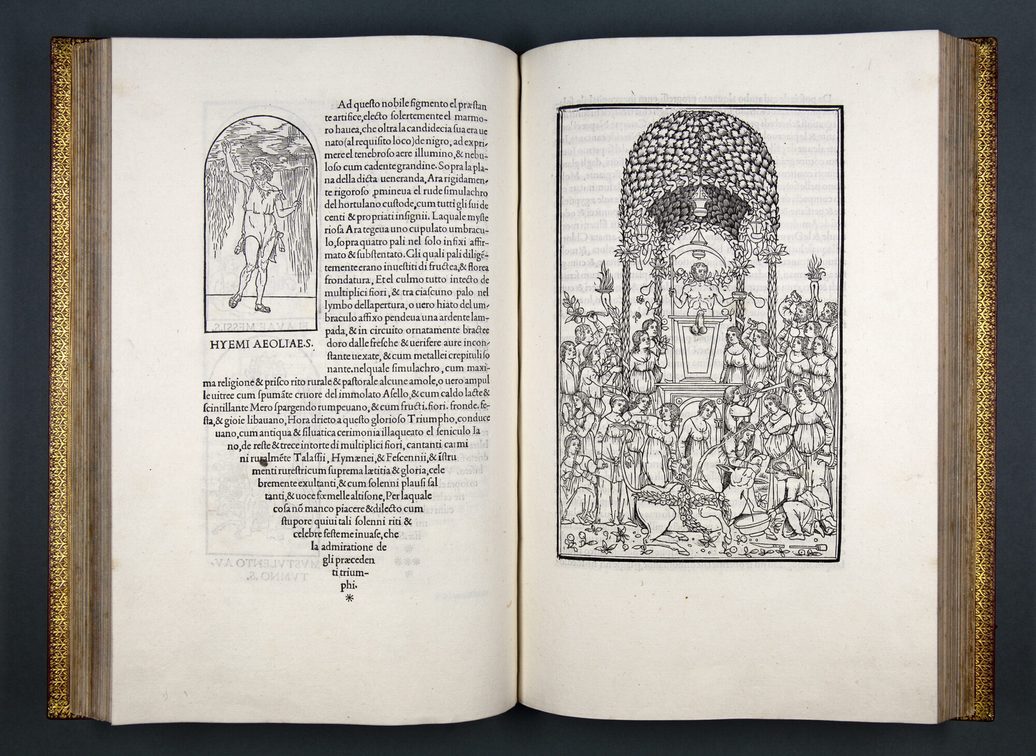 "Poliphilo's dream love battle" (Venice 1499).