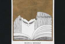 Bildergalerie Gutenberg-Museum "Grafik und Exlibris"  Unknown artist for Bianca Mèndez. Plate print, around 1910.