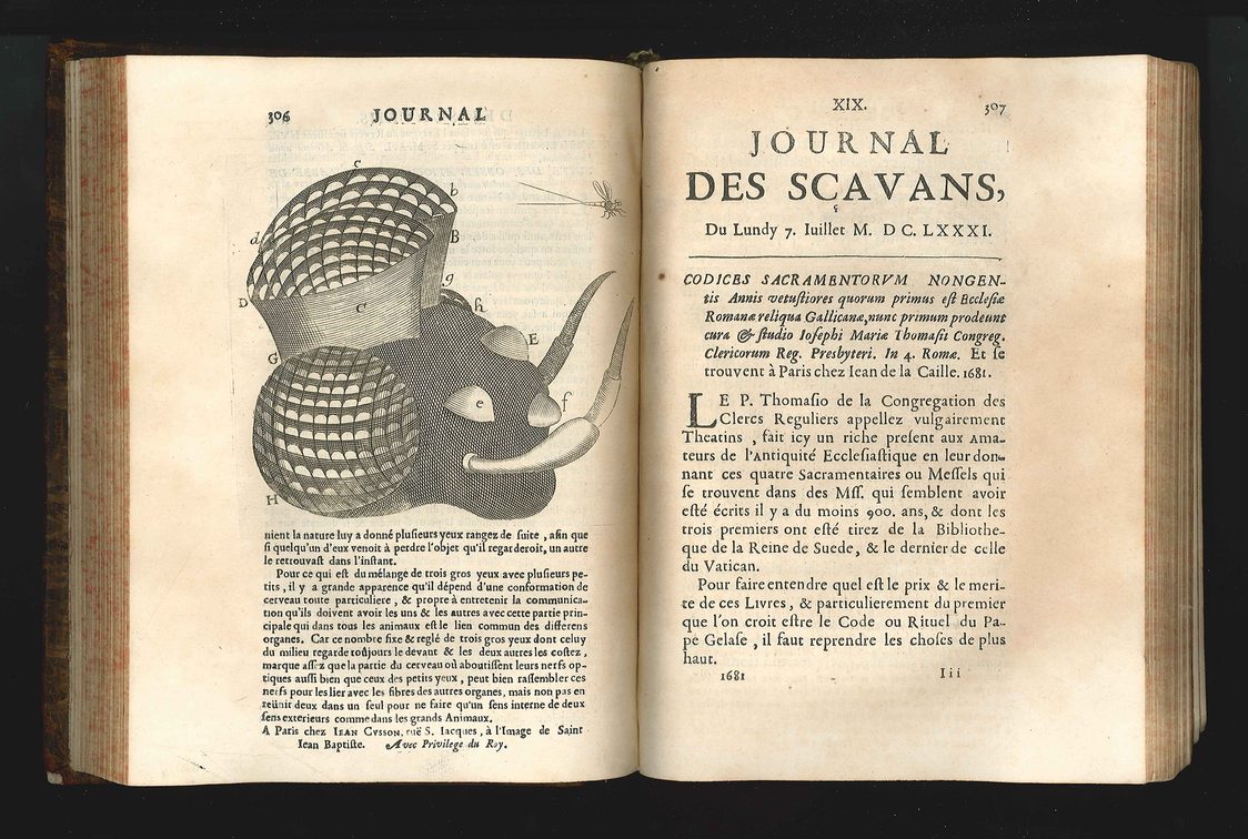 Das von Denis de Sallo herausgegebene "Journal des Scavans" von 1681.