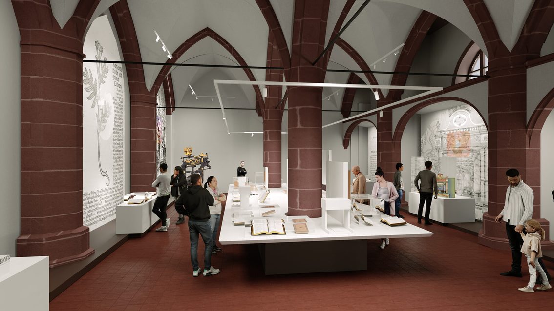 Renderizado de la nave con la mesa de medios