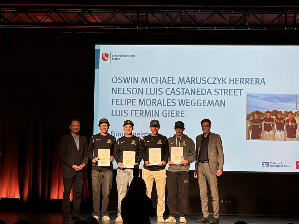 Mainz Athletics bei der Sportler:innen-Ehrung 2026