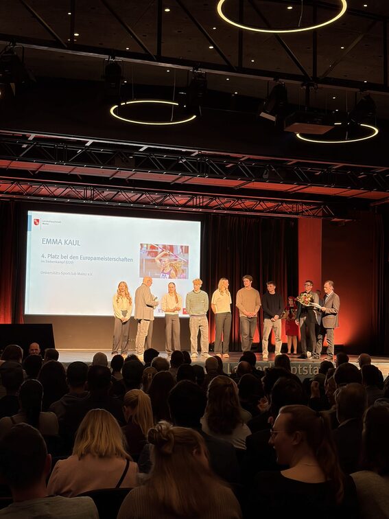 USC Mainz bei der Sportler:innen-Ehrung 2026