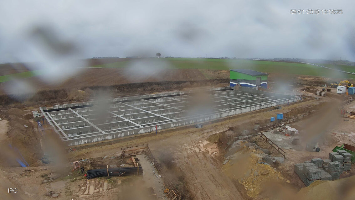 Baustelle Regenrückhaltebecken 2019