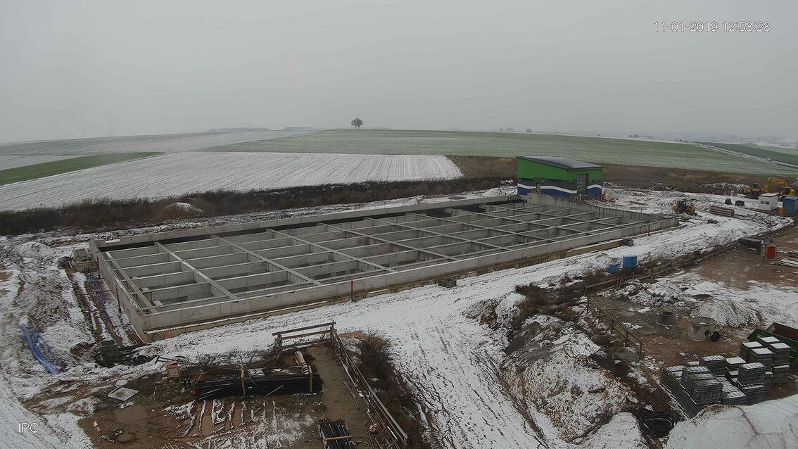 Baustelle Regenrückhaltebecken 2019