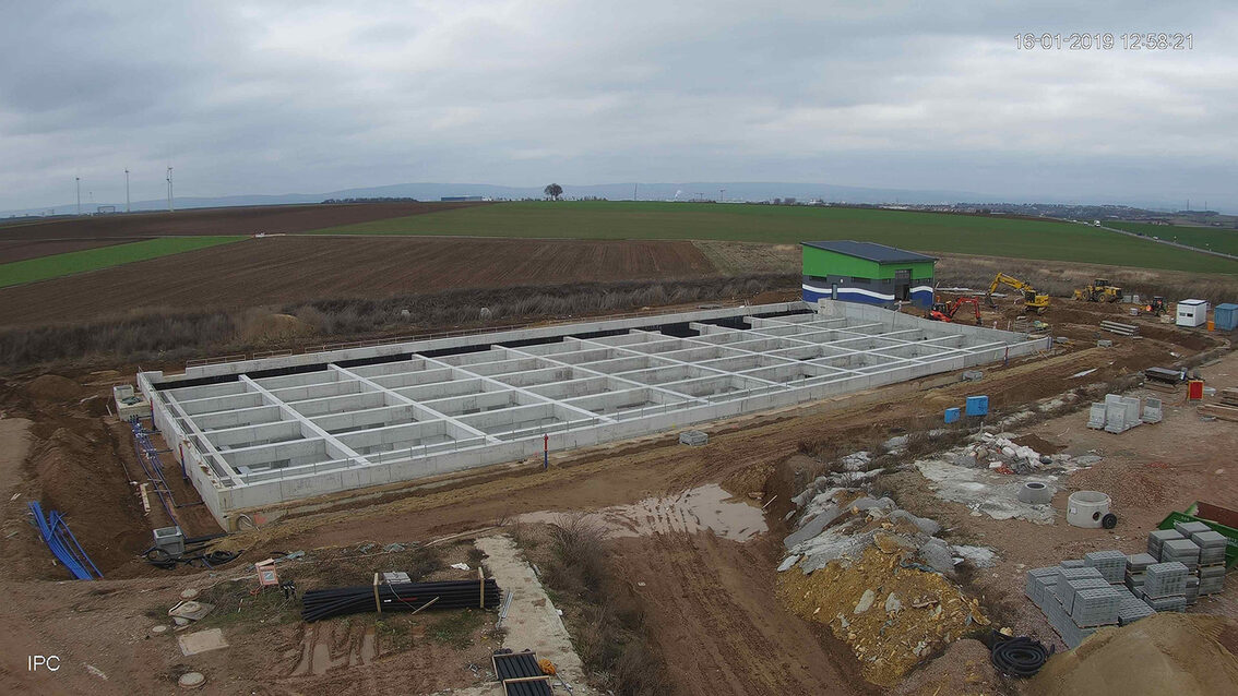 Baustelle Regenrückhaltebecken 2019