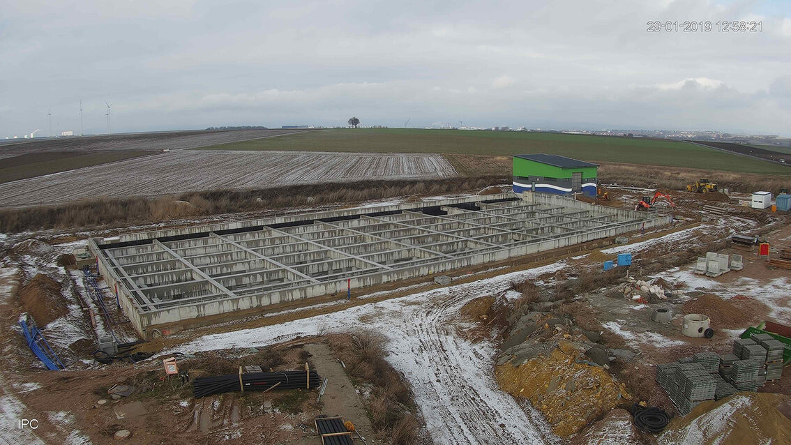 Baustelle Regenrückhaltebecken 2019