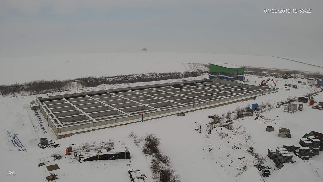 Baustelle Regenrückhaltebecken 2019