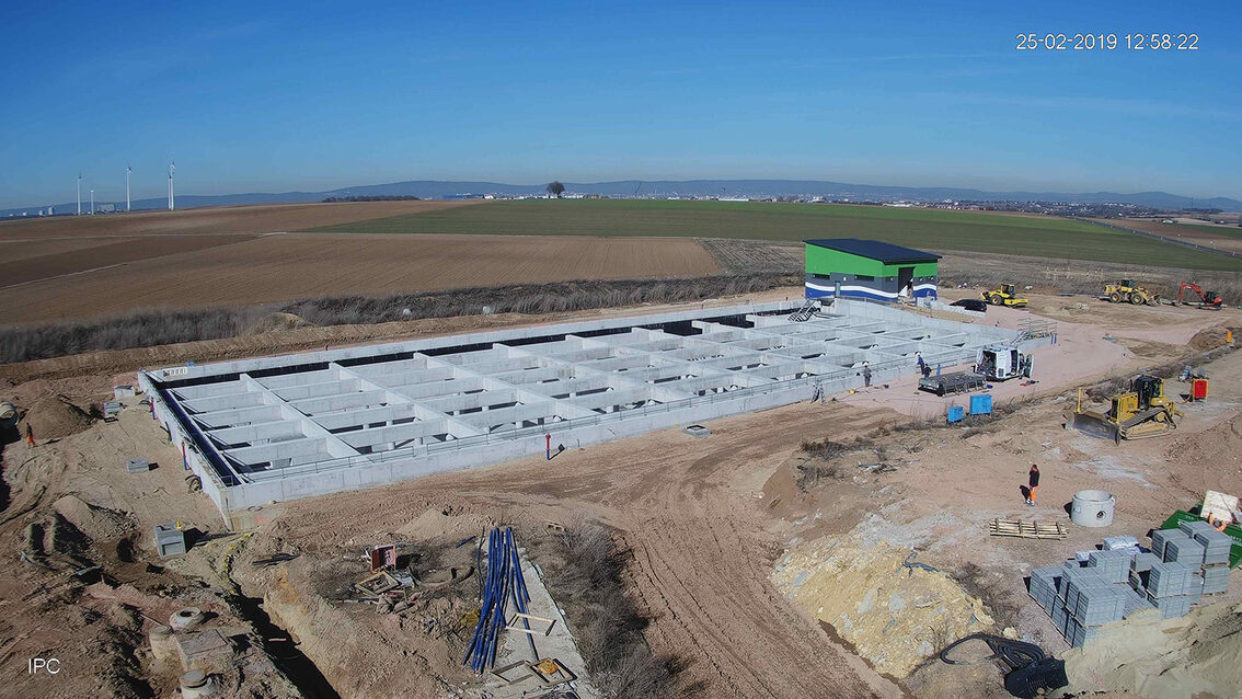 Baustelle Regenrückhaltebecken 2019