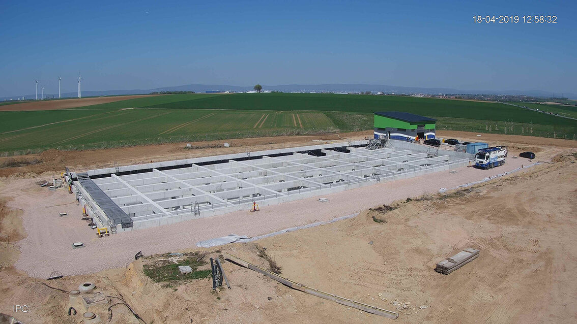 Baustelle Regenrückhaltebecken 2019