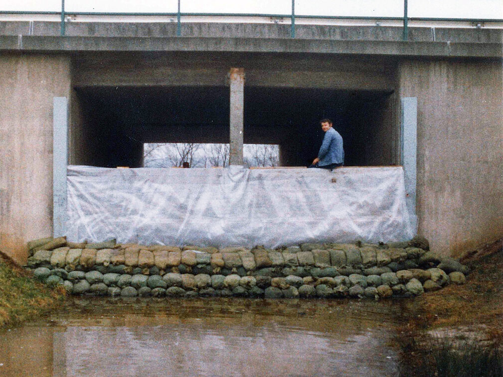 Bevor es noch schlimmer wird: Hochwasserschutz 1988.
