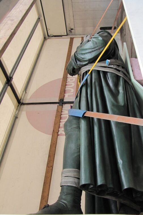 Gutenberg ist fest angeschnallt