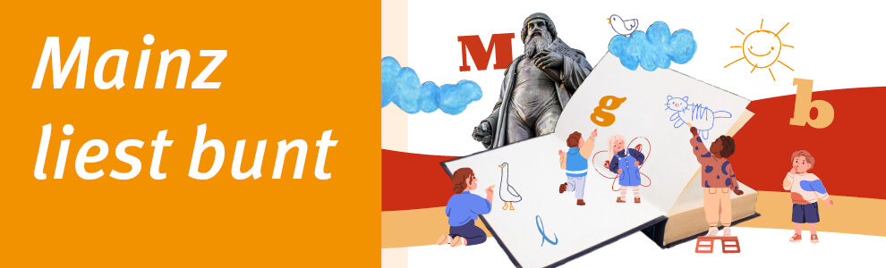 Mainz liest bunt - Grafik zum Vorlesetag