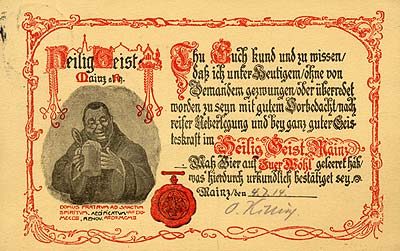 1914: Kartka z pozdrowieniami od Heilig Geist.